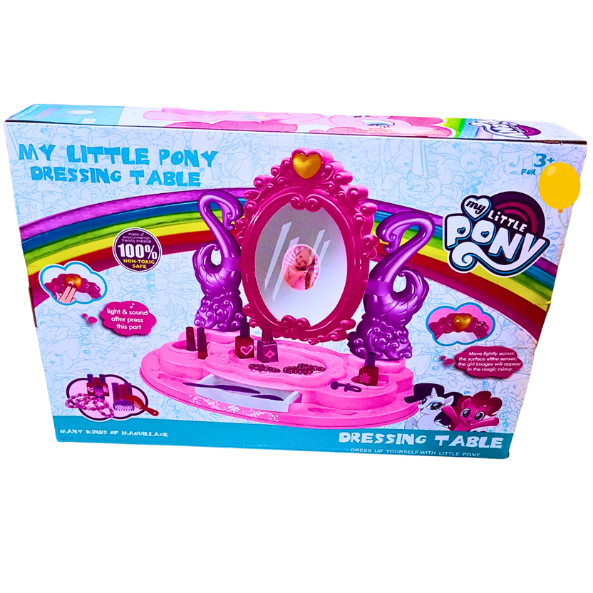 My Little Pony Dressing Table Set with Light & Sound – Perfect for Imaginative Play for Kids Aged 3+ Main image