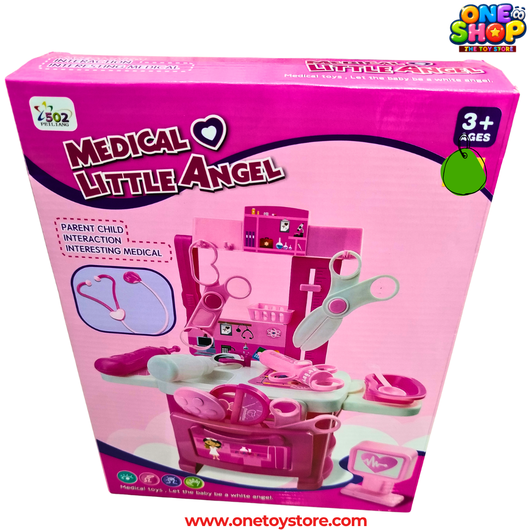 Medical Little Angel Doctor Play Set for Kids – Pretend Play Medical Kit with Stethoscope, Scissors & Doctor Tools | Educational Role Play Toy for Girls & Boys 3+ Years