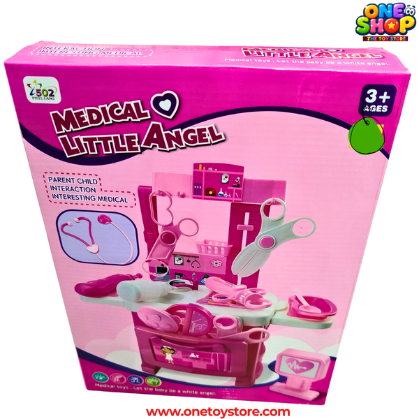 Medical Little Angel Doctor Play Set for Kids – Pretend Play Medical Kit with Stethoscope, Scissors & Doctor Tools | Educational Role Play Toy for Girls & Boys 3+ Years
