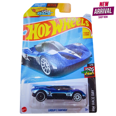 Hot Wheels Group C Fantasy – HW Race Day Series 2024 | Blue Track Stars Car | Collector 74/250 | Netflix Let’s Race