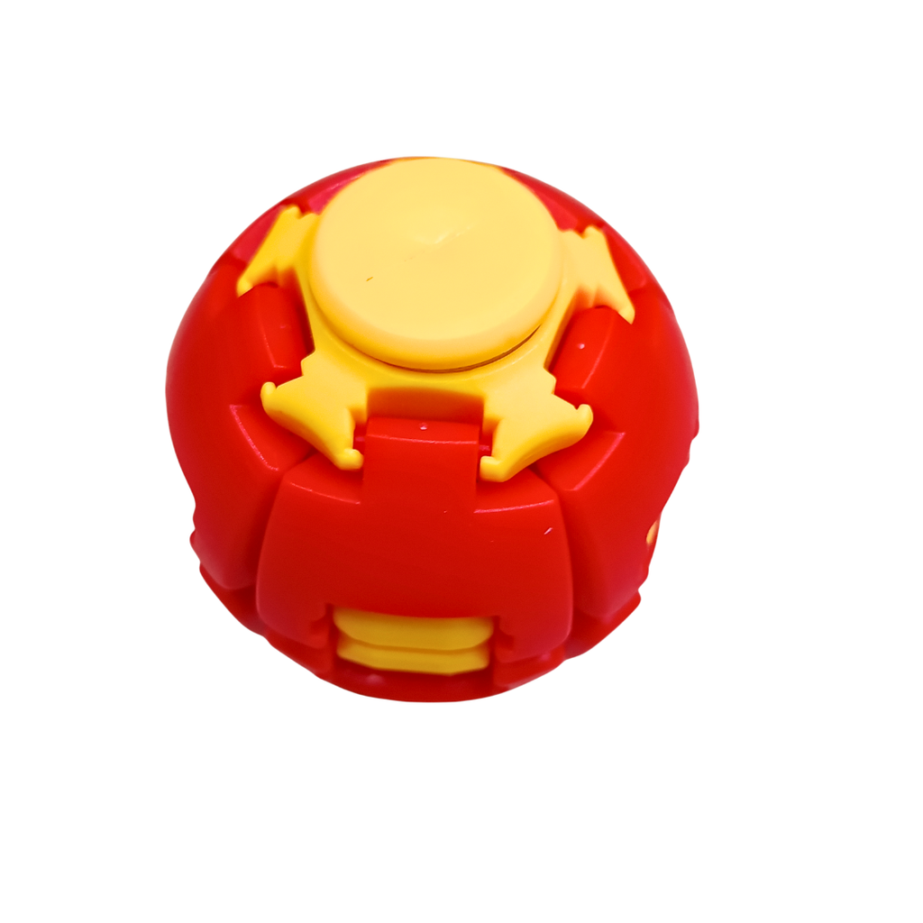 Decompress Spinning Top Fidget Toy – Press & Rotate 3-Model Sensory Spinner | Auto-Rotating Desk Toy for Kids Ages 8+ | Assorted Colours