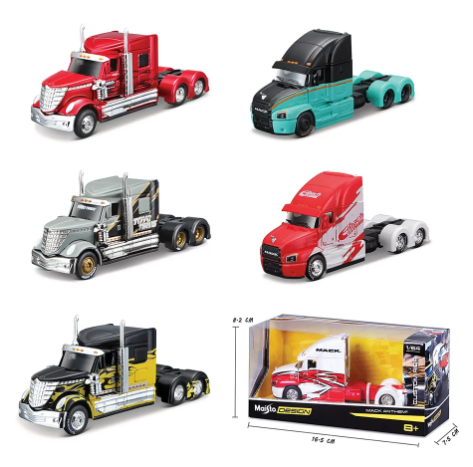 Maisto New Style 1:64 Scale Alloy Truck Head Kid's Collectible Toy (1 piece) Main image