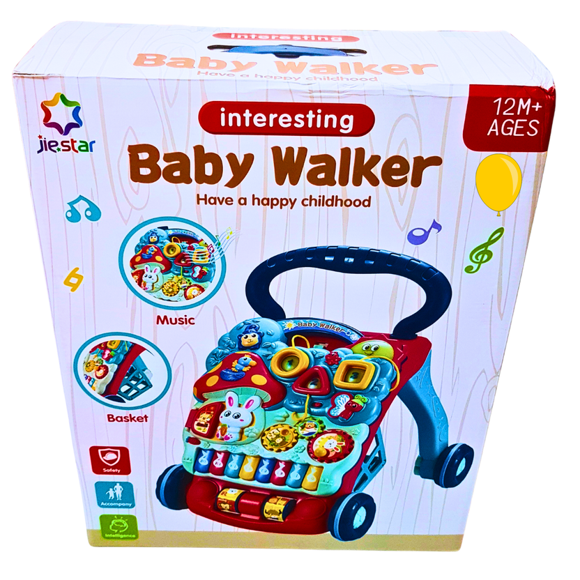 Musical Baby Walker with Fun Learning Activities for Toddlers - For Ages 12 Months+ | Music, Shape Sorting & More!Musical Baby Walker with Fun Learning Activities for Toddlers - For Ages 12 Months+ | Music, Shape Sorting & More! Main image