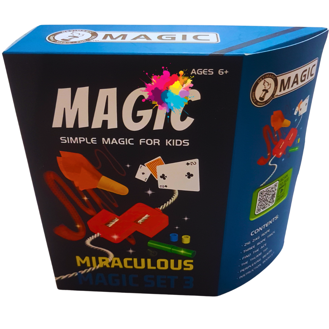 Miraculous Magic Set 3 for Kids - Simple Magic Tricks for Ages 6+