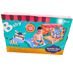 🍼 Baby Activity Gym with Tunnel – 4-in-1 Play Mat with Music, Toys & Tummy Time for Newborns (0M+)