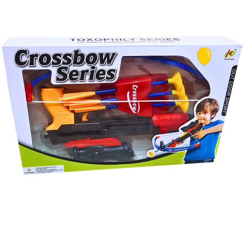 Kids Crossbow Archery Set - Outdoor Fun and Safe Shooting Toy for Ages 3+ | Develops Hand-Eye Coordination and Focus Main image