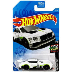 2018 bentley continental gt3 hot wheels model car 1:64 scale