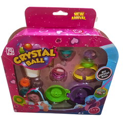 DIY Crystal Ball Toy Set for Girls – Creative Magic Globe Craft Kit with Accessories (Ages 6+)