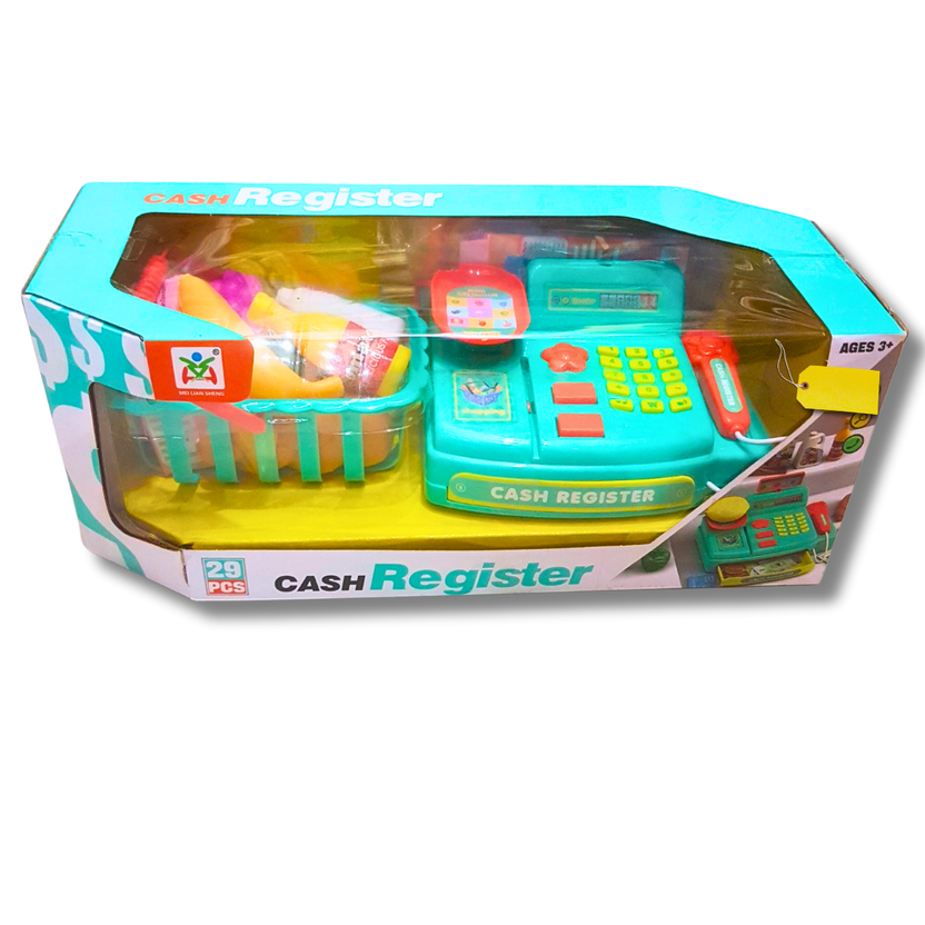 Kids Toy Cash Register Set – 29-Piece Shopping & Role-Play Toy Main image