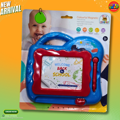 Kids Magnetic Drawing Board with Pen – Colorful Magnetic Writing & Erasing Board Toy for Toddlers 3+ in Pakistan