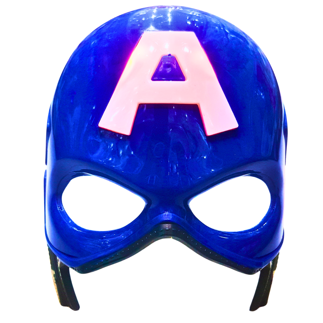 Captain America Hero Mask for Kids – Superhero Costume Accessory with Adjustable Strap Secondary image