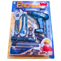 Kids Engineer Tool Set – DIY Simulation Construction Kit with Drill, Wrench & Accessories | Pretend Play Toy for Boys & Girls (Ages 3+)