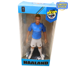 Erling Haaland Football Action Figure – 8 Inch Man City Toy for Kids | Limited Edition #9 Soccer Star Collectible