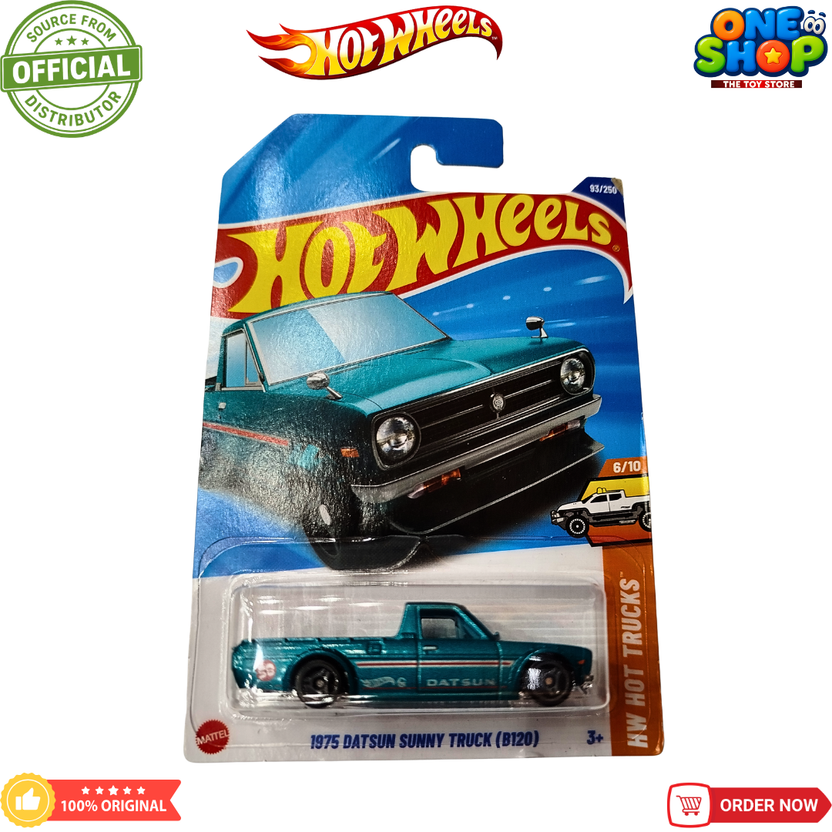 Hot Wheels 1975 Datsun Sunny Truck B120 Die-Cast Pickup – HW Hot Trucks Toy for Kids & Collectors Main image
