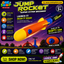 Jump Rocket Launcher Toy for Kids – Foam Stomp Rocket Set with Whistling Sound | Outdoor Flying Rocket Game Reaches Up to 50 Feet (15m)