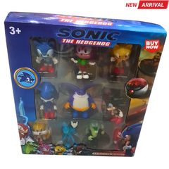 🌀 Sonic the Hedgehog Action Figure Set – 12 PCS Collectible Toys for Kids (Age 3+)