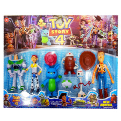 New Arrival Toy Story 4 Action Figure Set - 5-Piece Collector's Edition, Ideal Gift for Kids Ages 3 & Up and Toy Story Enthusiasts