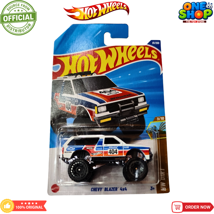 Hot Wheels Chevy Blazer 4x4 Die-Cast SUV – HW Dirt Off-Road Truck Toy for Kids & Collectors Main image