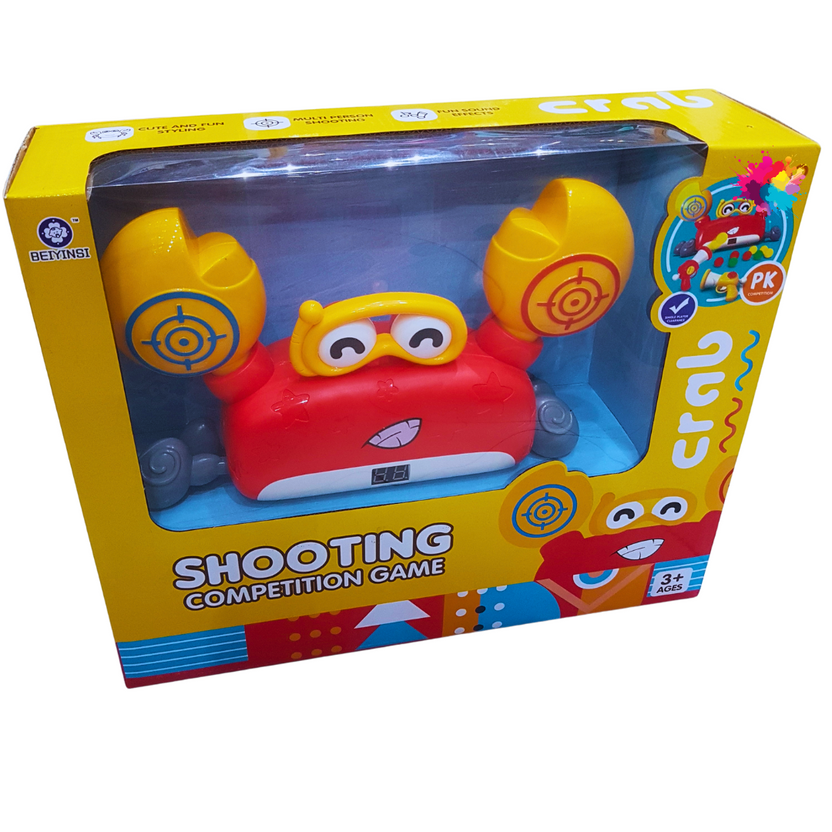 Crab Shooting Competition Game for Kids - Fun Target Practice Toy for Ages 3+ Main image