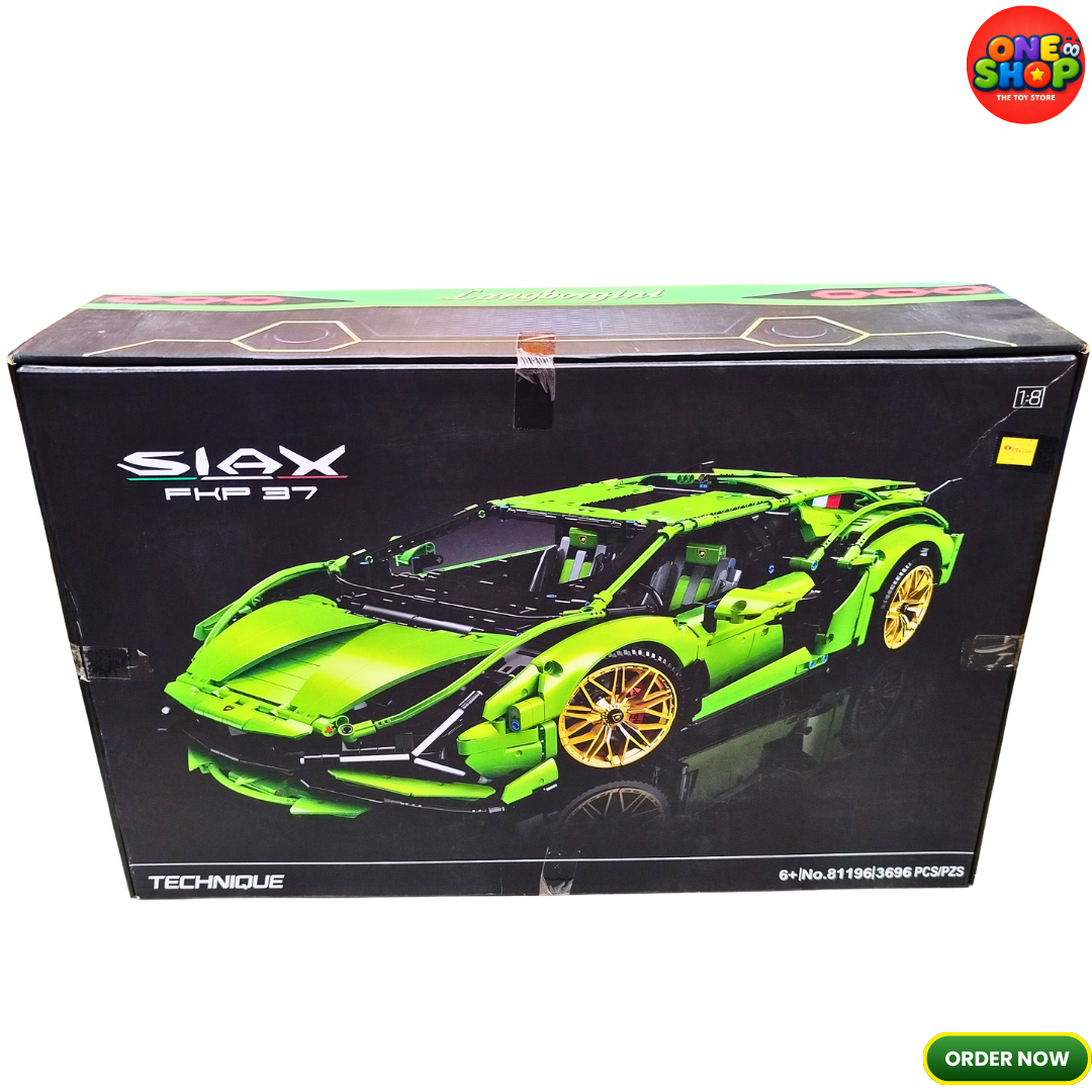 Technic Super Sports Car Building Blocks Set 3696 Pieces – 1:8 Scale Hypercar Construction Model for Kids & Collectors | Advanced Engineering Building Set | Premium STEM Toy Secondary image