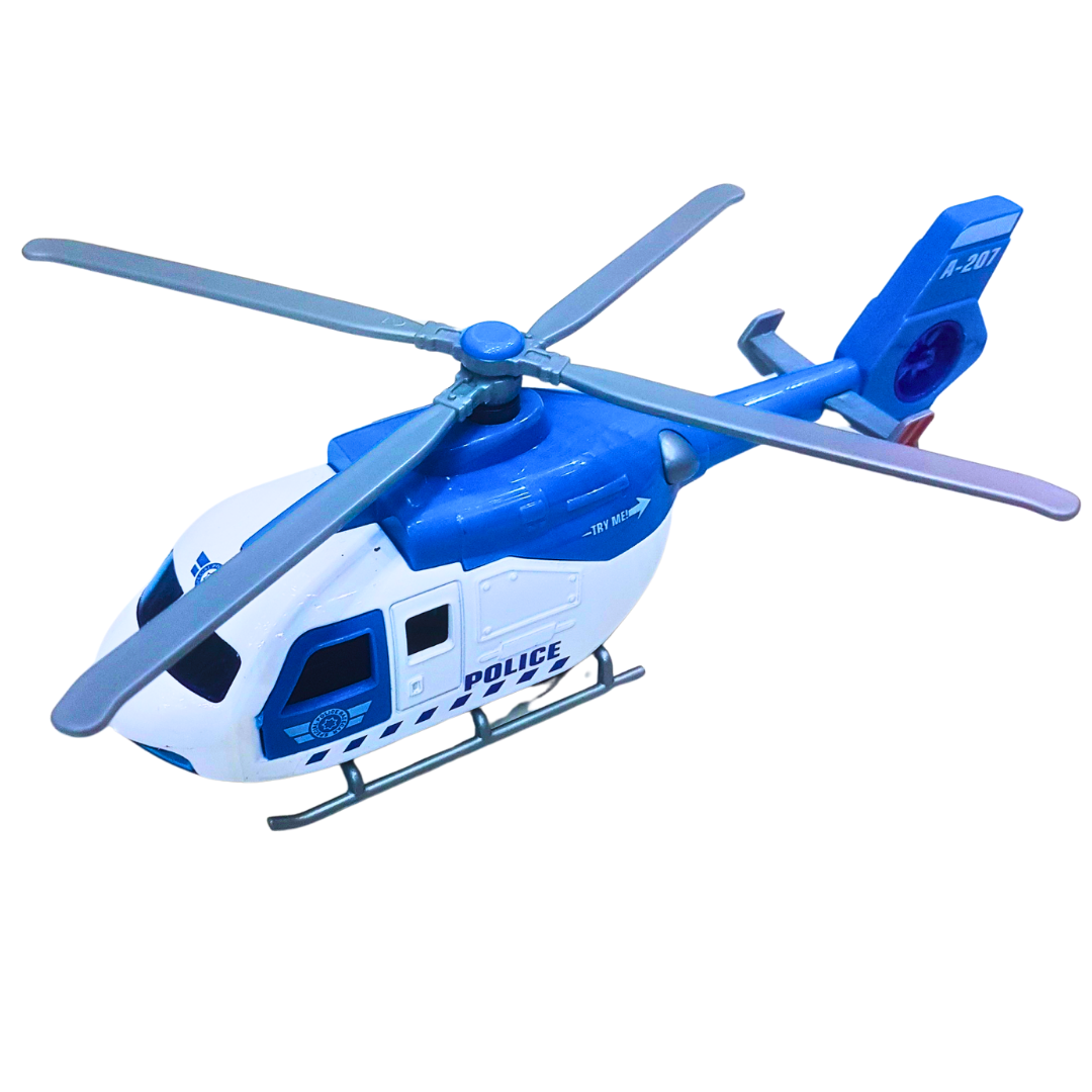 Emergency Rescue Helicopter Toy for Kids – Fire, Ambulance & Police Choppers with Spinning Blades (Sold Separately)