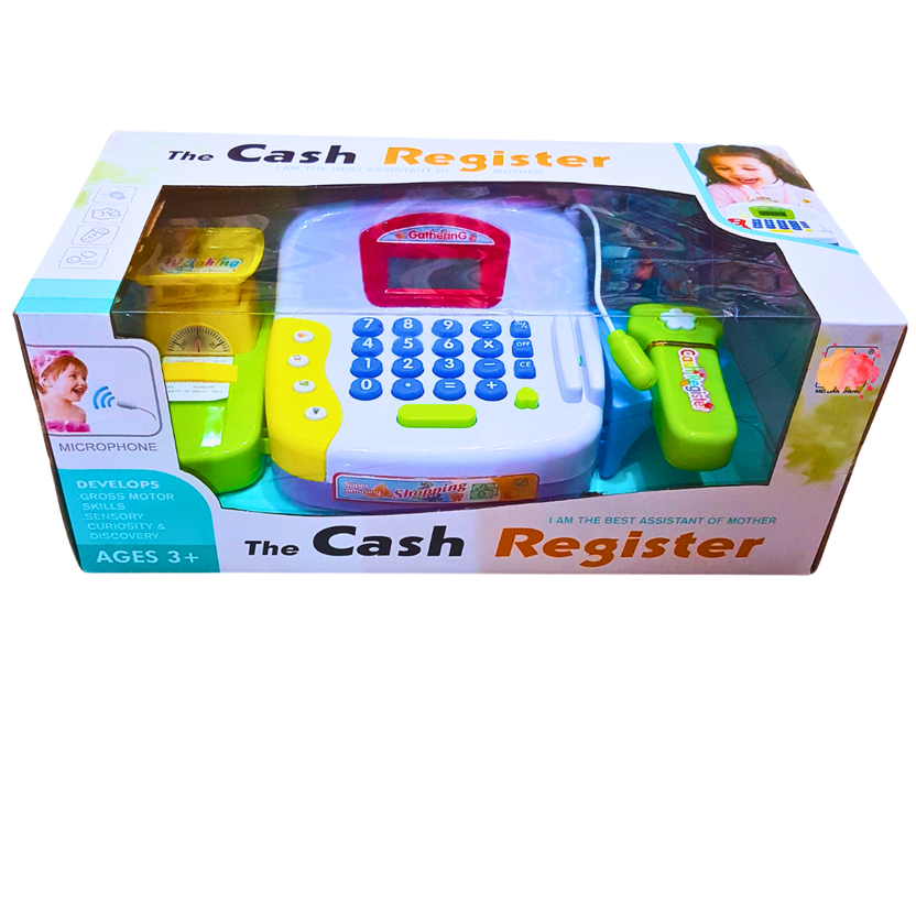Interactive Cash Register Toy with Microphone – Learning & Fun for Kids Ages 3+ Main image