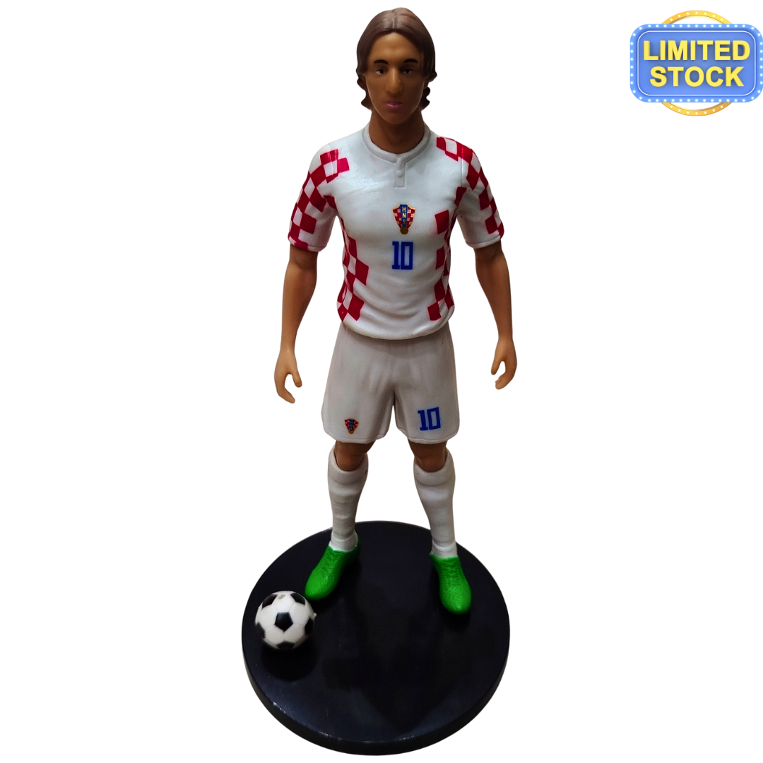 Luka Modrić Football Action Figure – 8 Inch Croatia National Team Toy | Limited Edition #10 Midfield Maestro Collectible