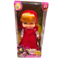 Masha and the Bear Doll – Sweet Fashion Masha in Red Dress | Toy for Girls Age 3+