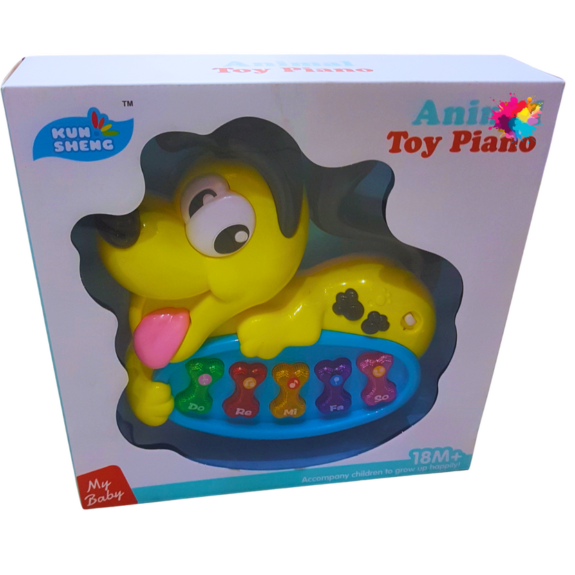 Animal Toy Piano with Lights and Music - Fun Educational Musical Toy for Kids Ages 18 Months+ Main image