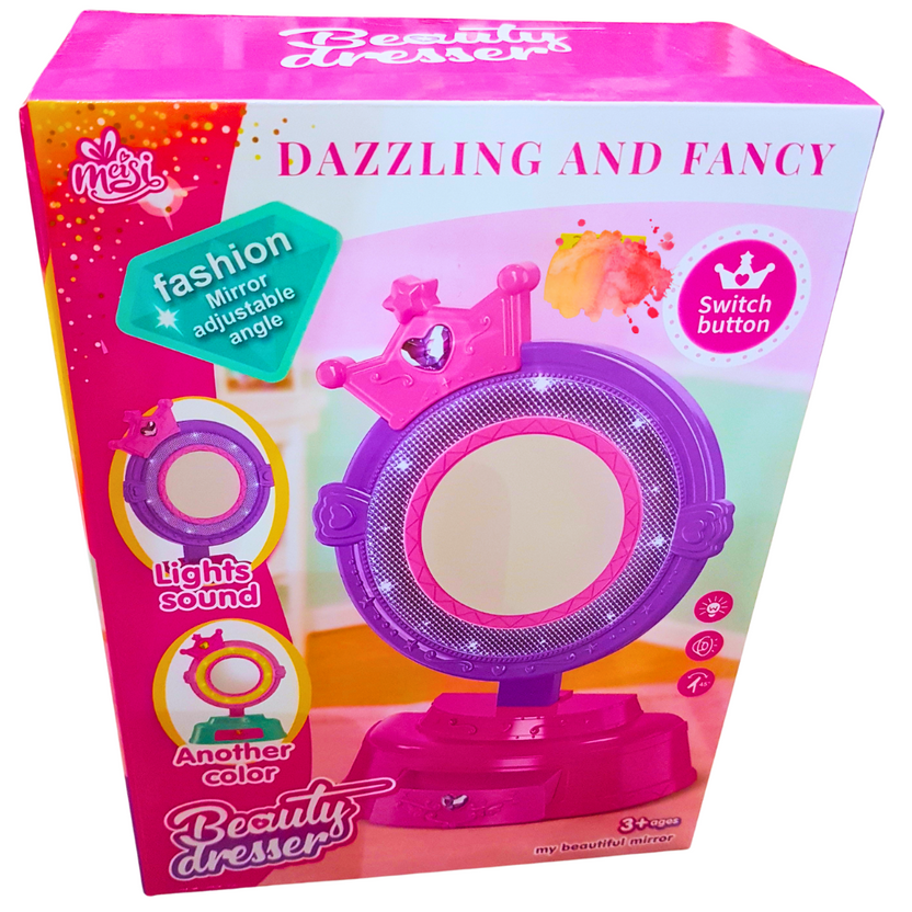 Dazzling and Fancy Beauty Dresser | Interactive Fashion Mirror with Lights and Sound for Kids - Ages 3+ Main image