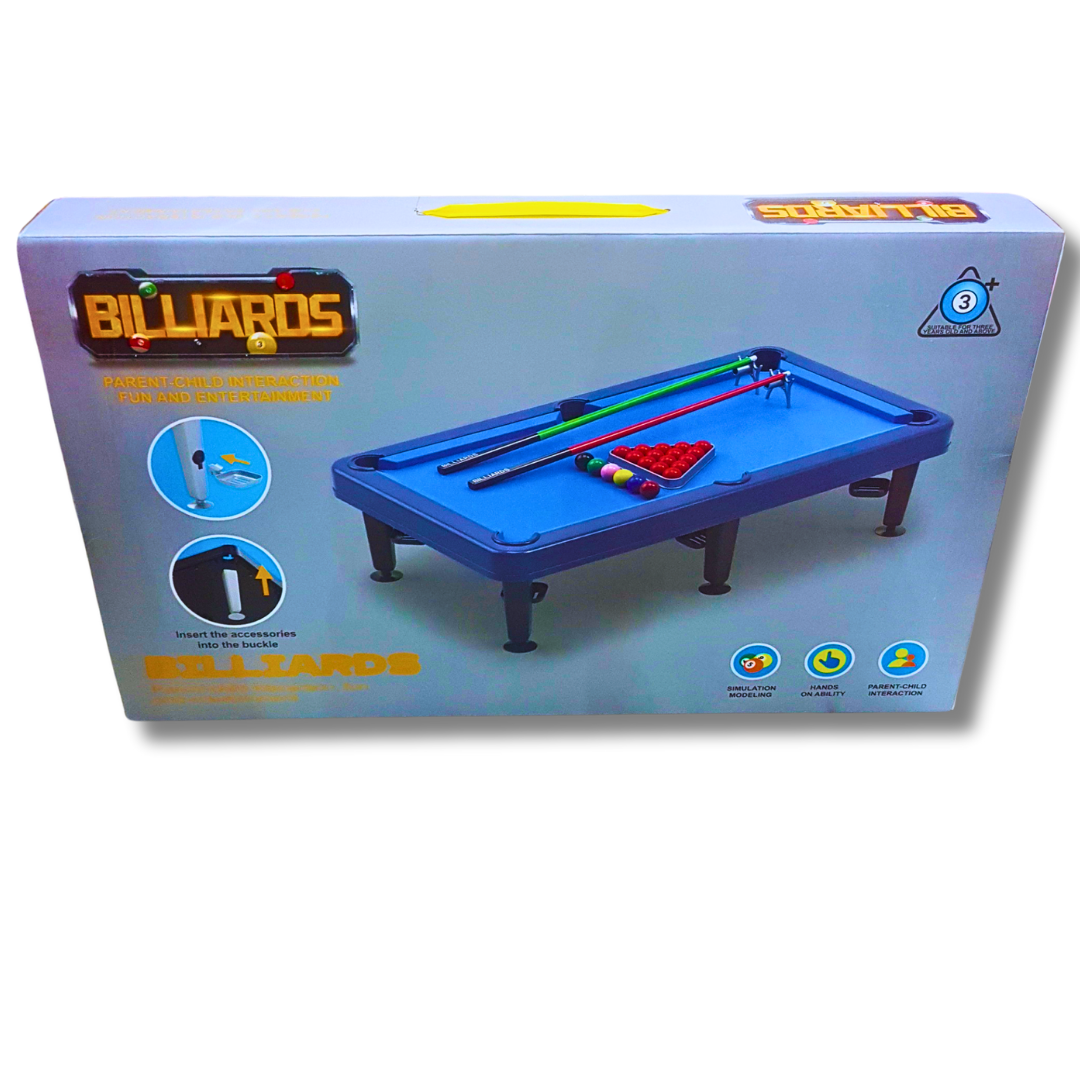 Mini Billiards Table Playset for Kids | Portable Snooker Game for Family Fun & Skill Development Secondary image