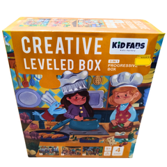 KidFans Creative Leveled Puzzle Box – 3-in-1 Progressive Funny Jobs Puzzle Set for Kids (Step 4, Age 5+)