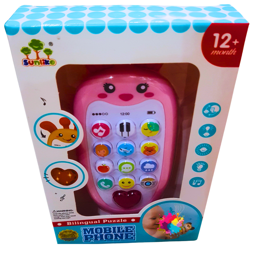 Bilingual Musical Mobile Phone Toy – Educational and Fun for Toddlers, Ages 12+ Months Main image