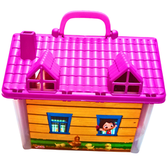 Kids' Playhouse Tea Set - Portable Cottage Tea Party Kit