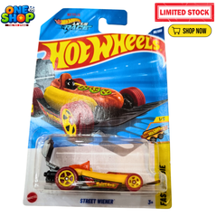 Hot Wheels Street Wiener Die-Cast Car – Fast Food Racer Toy Car | Unique Kids Toy Car Pakistan