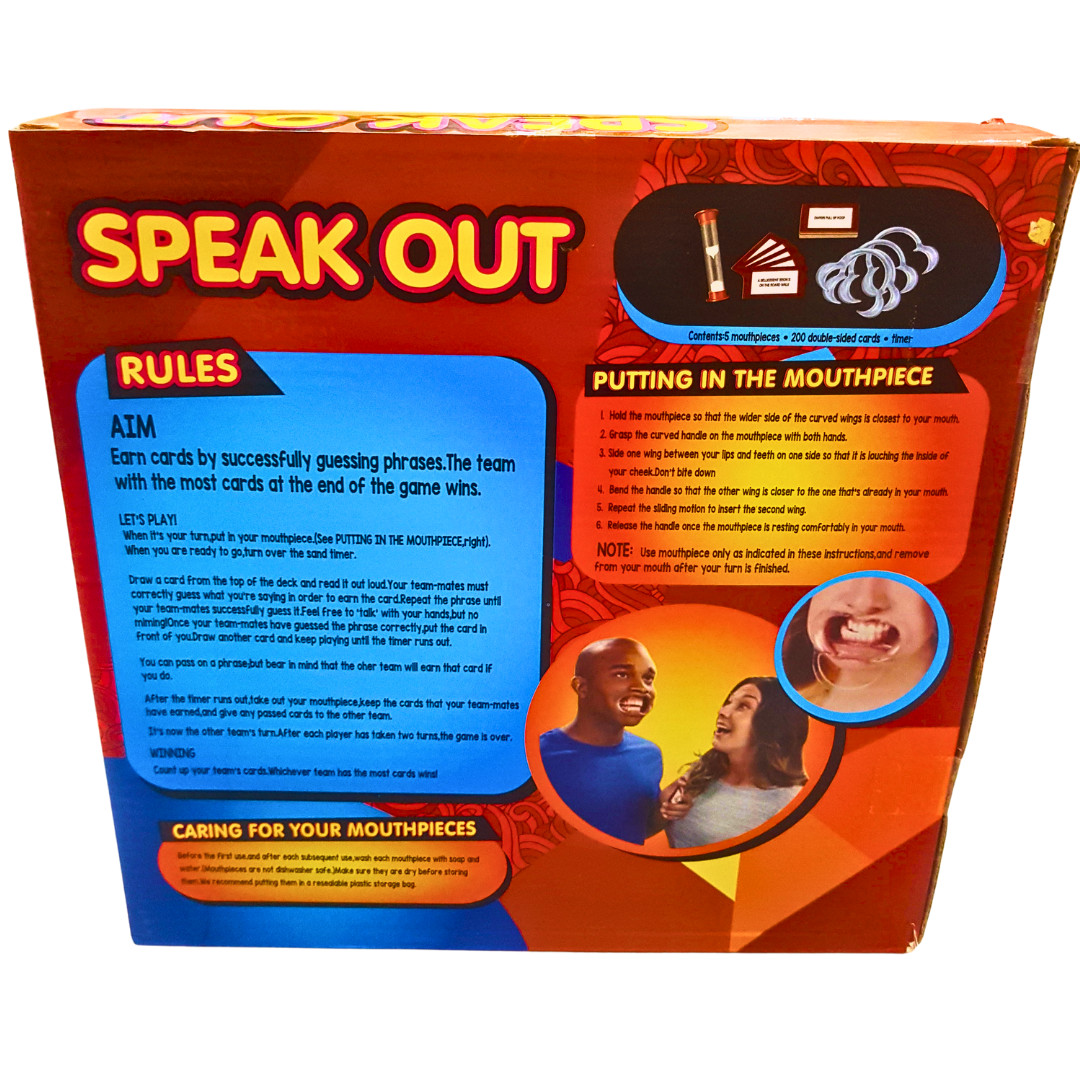 Speak Out Game - The Hilarious Mouthpiece Challenge for Ages 16+ | Fun Party Game for 4-5 Players Secondary image
