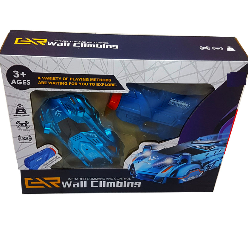 New Arrival: Remote Control Wall Climbing Car with Super Suction - Infrared Controlled Toy for Boys, Capable of Ground, Wall, and Ceiling Walking Main image
