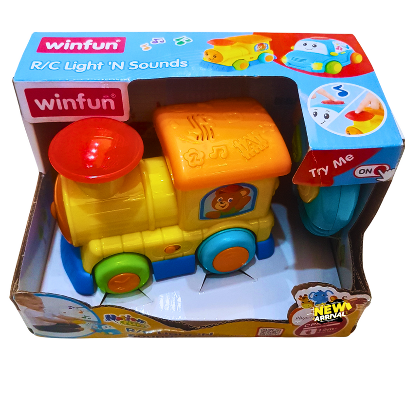 Winfun Remote Control Musical Train – Light & Sound Toy for Toddlers (12 Months+) Main image
