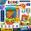 Dinosaur Eat Beans Adventure Game for Kids – Interactive Automatic Ball Feeding & Catching Toy with Lights and Music | Educational Dino Activity Toy Ages 3+