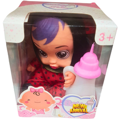 Cute Baby Doll with Bottle – Soft Body Newborn Doll Toy for Kids Age 3+ | Role Play Fun
