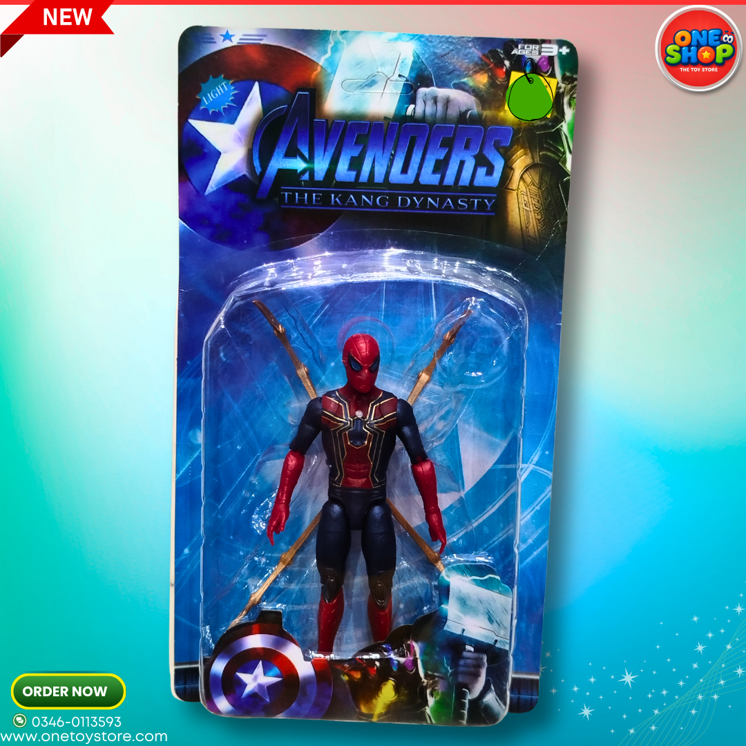 🕷️ Avengers Spider-Man Action Figure Toy – Superhero Collectible Figure for Kids | Marvel Style Toy in Pakistan