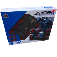 Laser 8-Wheel RC Stunt Car – 360° Spinning Remote Control Vehicle