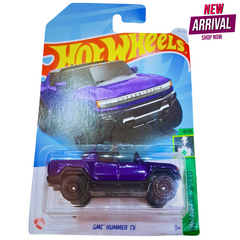 Hot Wheels GMC Hummer EV – HW Green Speed Series – Purple Electric Off-Road Truck – Die-Cast Collectible (1:64 Scale)