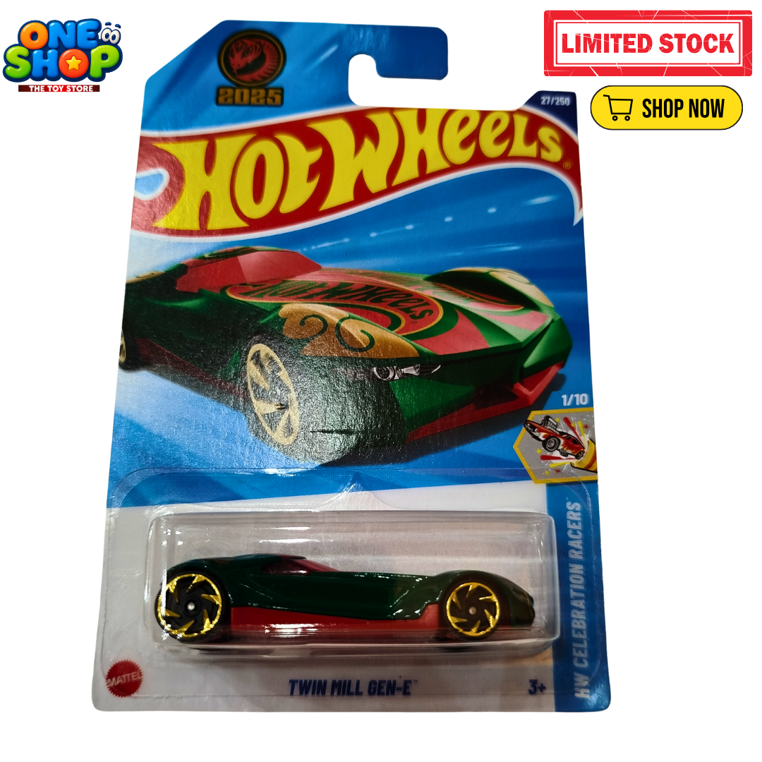 Hot Wheels Twin Mill Gen-E Die-Cast Car – Celebration Racers Electric Style Toy Car | Kids Racing Toy Pakistan