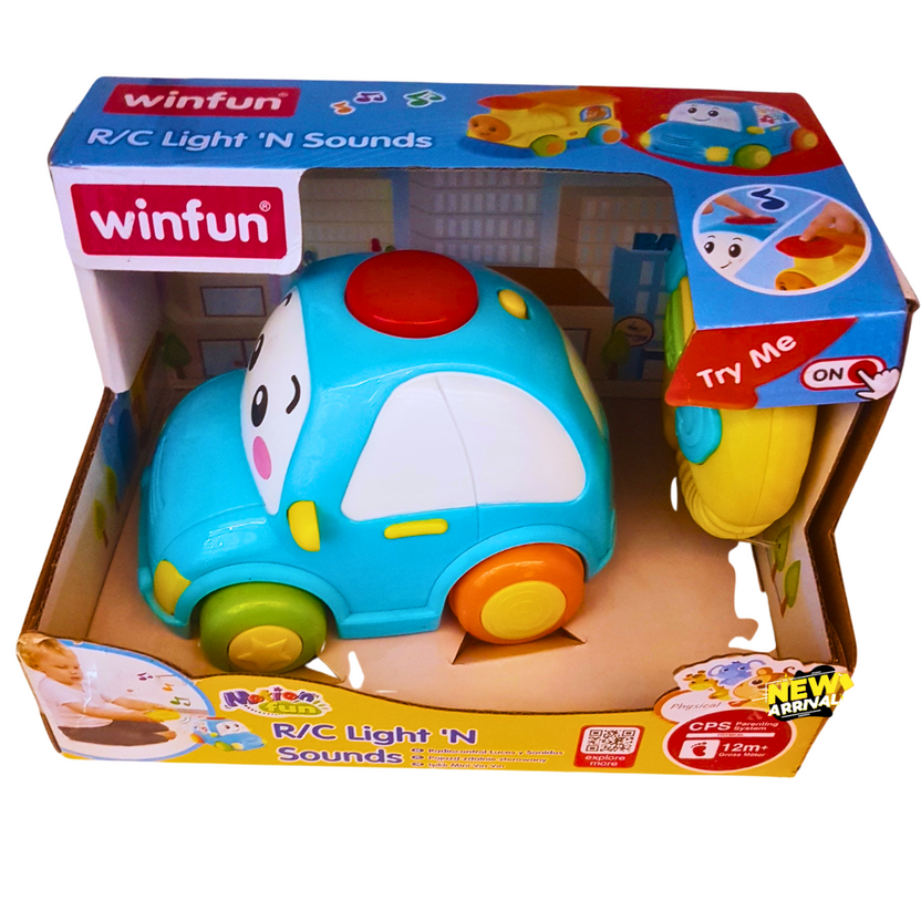 Winfun Remote Control Light & Sound Car – Musical Baby Toy for Toddlers (12 Months+) Main image