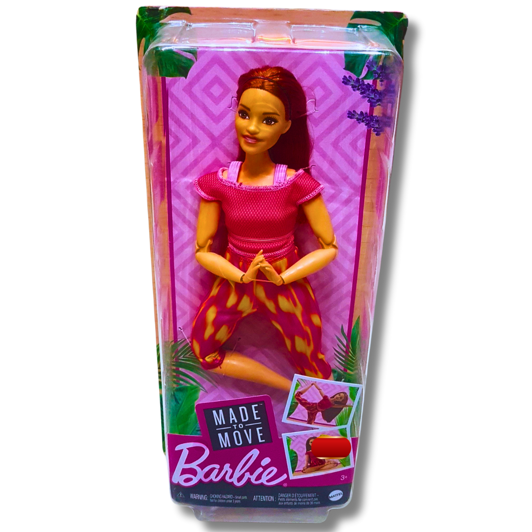 Barbie Made to Move Doll Fully Articulated Fitness and Yoga