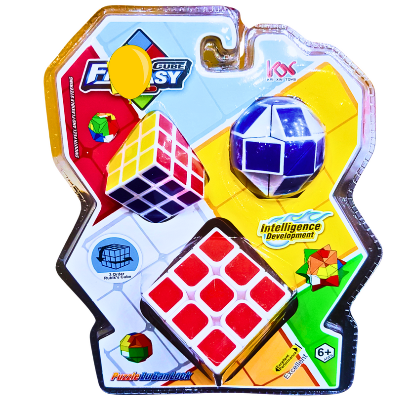 Fantasy Cube Puzzle Set | 3D Puzzle Cube & Sphere for Intelligence Development | 6+ Years Main image