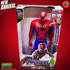 Spider-Man Titan Hero Action Figure with Sound – Large Marvel Superhero Toy for Kids | Talking Spiderman Figure (Ages 4+)