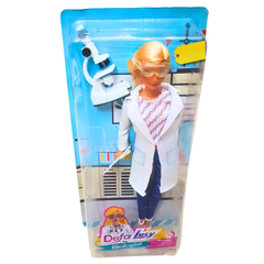 Defa Lucy Biologist Doll Playset – Science Doll with Lab Coat & Microscope – Inspiring Role-Play Toy for Kids (3+)