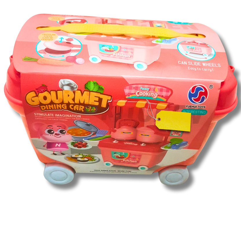 Gourmet Dining Car Playset – Portable Cooking Kitchen Toy for Kids Main image
